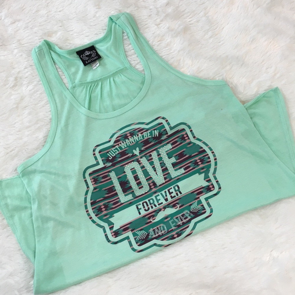 🆑 Just Wanna Be In Love Embellished Tank